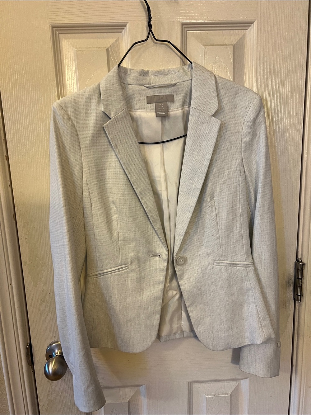 H&M Light Gray Women's Tailored Blazer